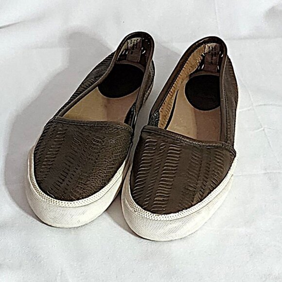 Frye brown leather Kira slip ons - Picture 1 of 12